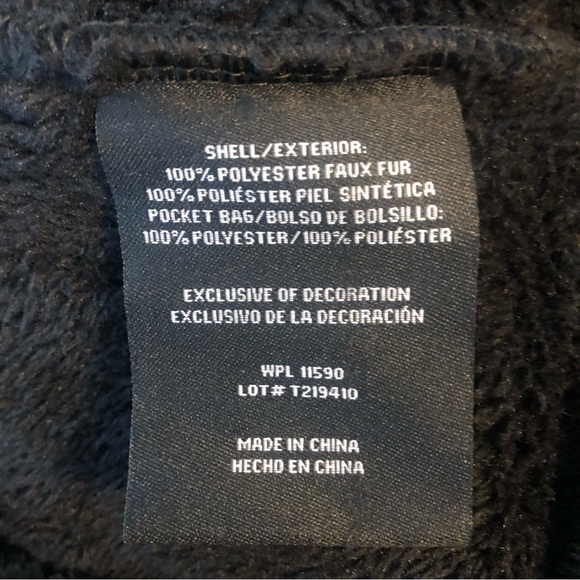 32 Degrees Plush Jacket Size S Black Full Zip NWT - Picture 12 of 14